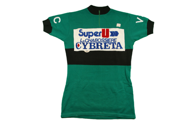 Maillot cyclisme vintage Super U