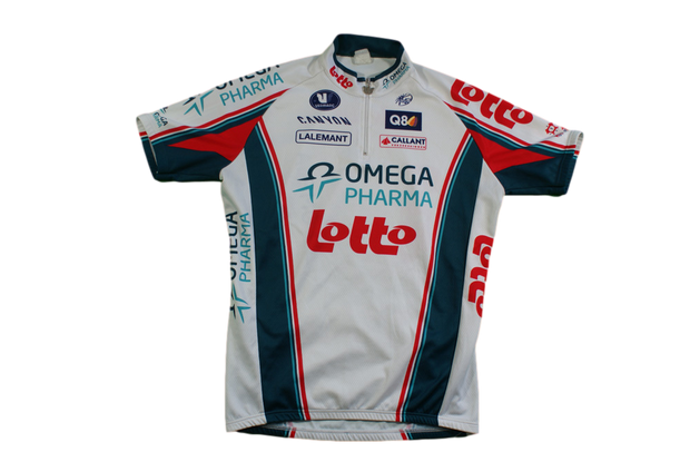 Maillot vélo rétro Vermarc Lotto Omega Pharma UCI Q8