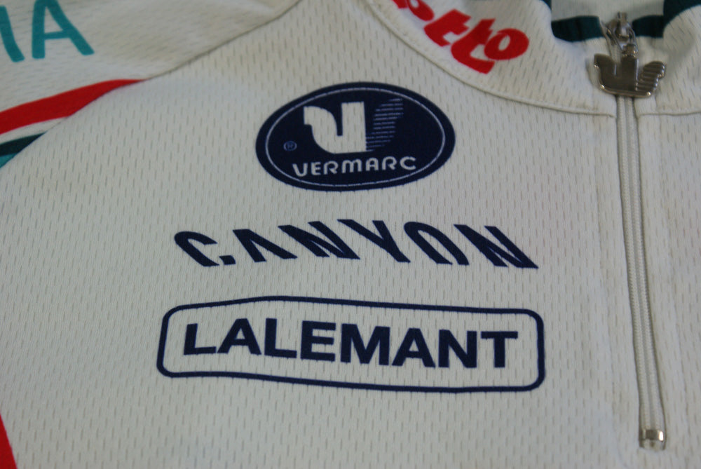 Maillot vélo rétro Vermarc Lotto Omega Pharma UCI Q8