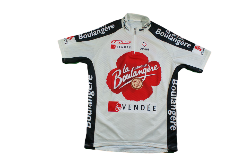 Maillot cyclisme vintage Nalini Time Vendée Brioches La boulangère