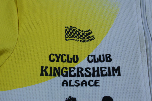 Maillot vélo rétro Kingersheim Axa