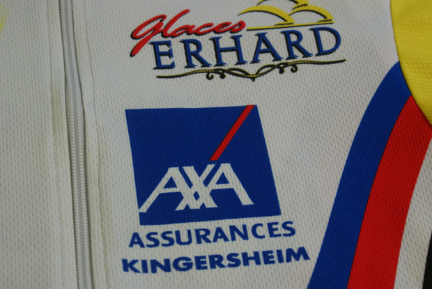 Maillot vélo rétro Kingersheim Axa