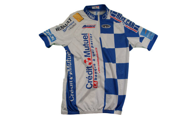 Maillot cyclisme vintage Shemsy Crédit Mutuel