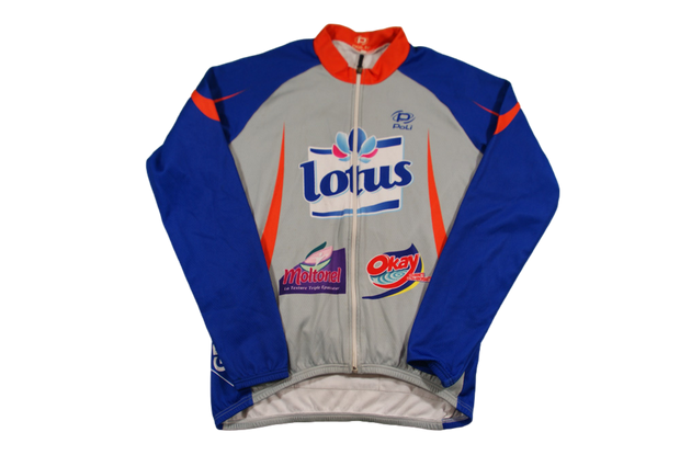 Veste vélo rétro Lotus Poli manches longues