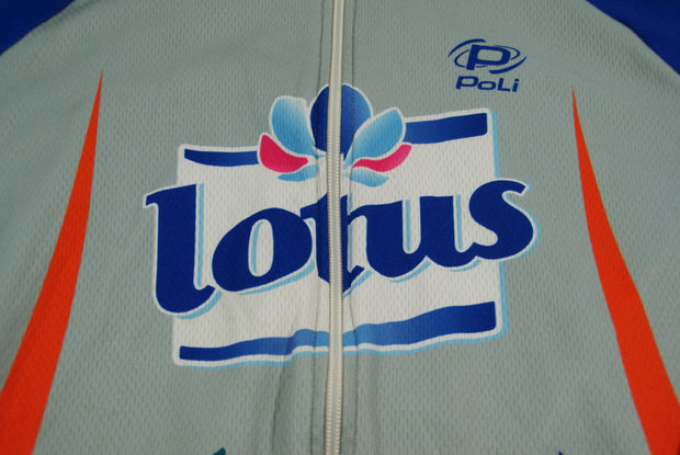 Veste vélo rétro Lotus Poli manches longues