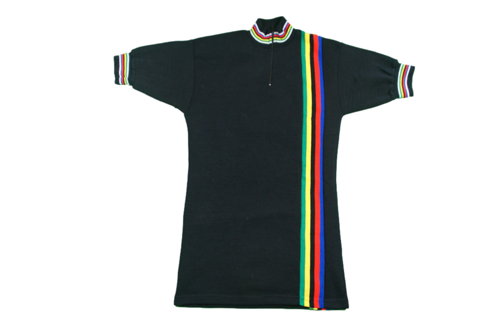 Maillot cyclisme vintage noir