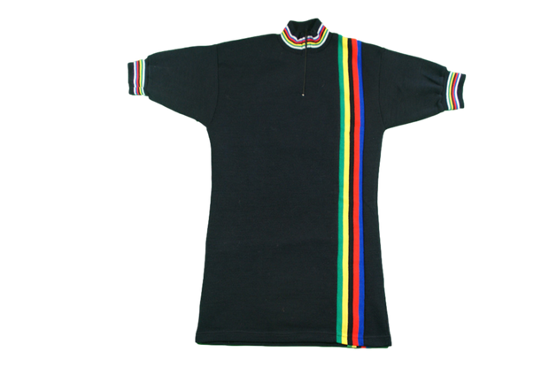 Maillot cyclisme vintage noir