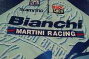 Maillot vélo rétro Bianchi Santini Rock Shox