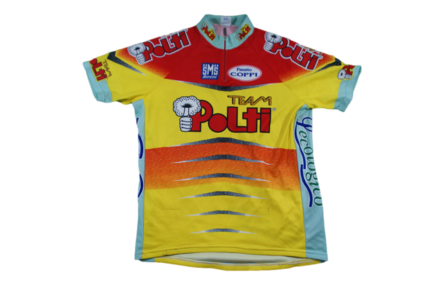 Maillot cyclisme vintage Team Polti Santini