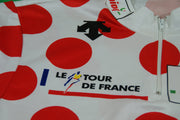 Maillot à pois cyclisme vintage Champion Descente Tour de France