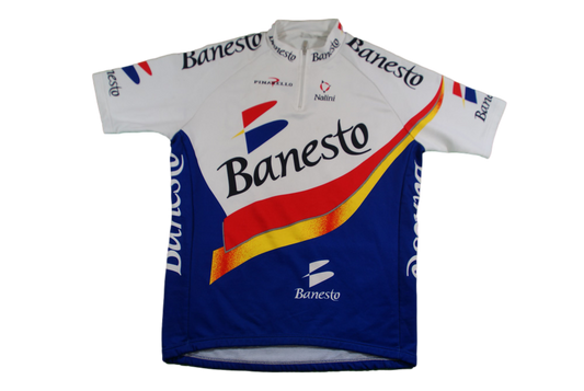Maillot vélo vintage Banesto Pinarello Nalini