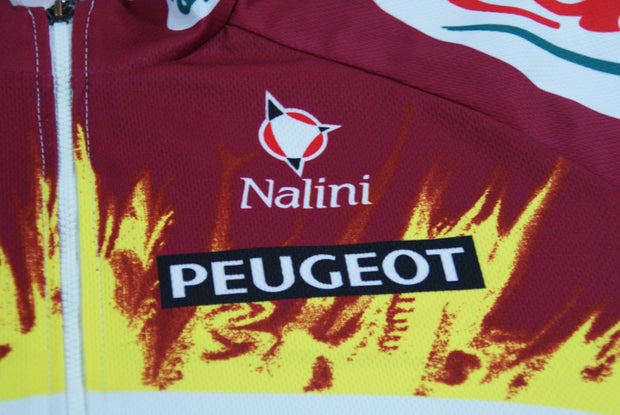 Maillot vélo rétro Peugeot Nalini Casino