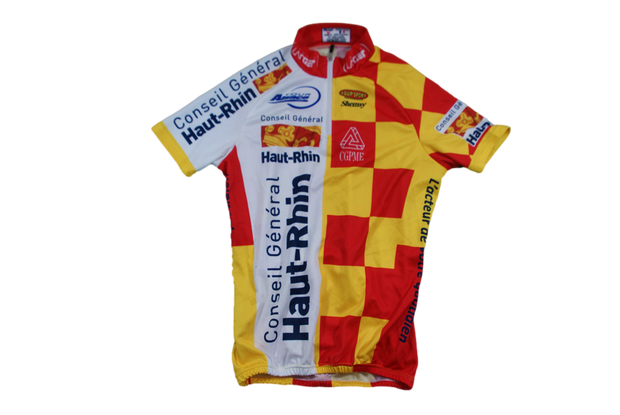 Maillot cyclisme vintage Haut-Rhin Shemsy