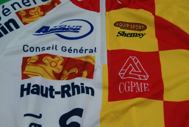 Maillot cyclisme vintage Haut-Rhin Shemsy