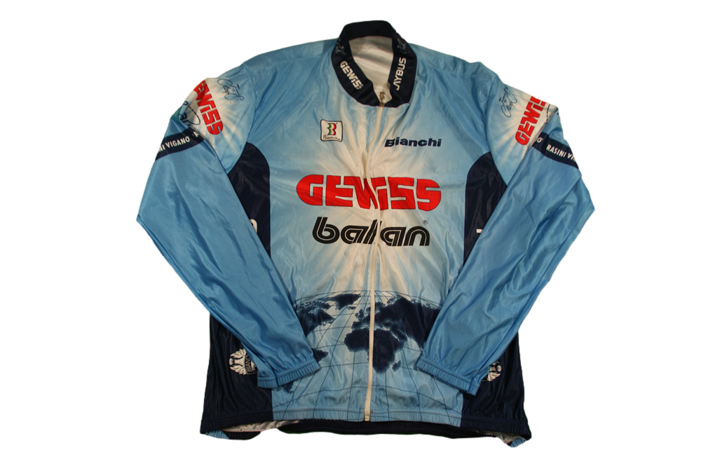 Veste vélo vintage Gewiss Bianchi Biemme