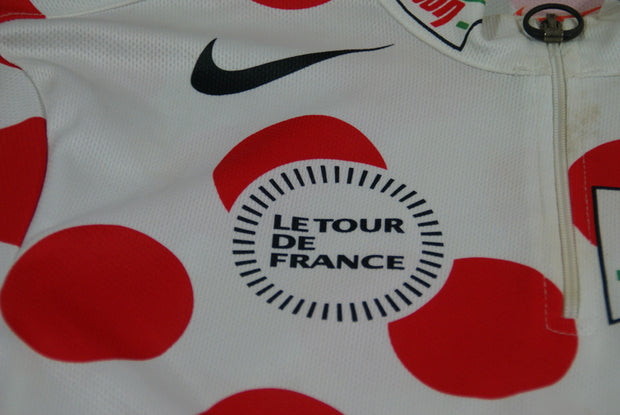 Maillot à pois vélo vintage Champion Tour de France Nike