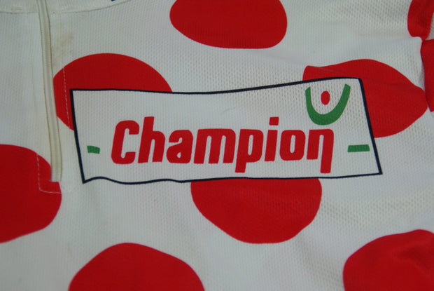 Maillot à pois vélo vintage Champion Tour de France Nike