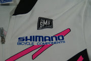 Maillot vélo rétro Shimano Bianchi Santini