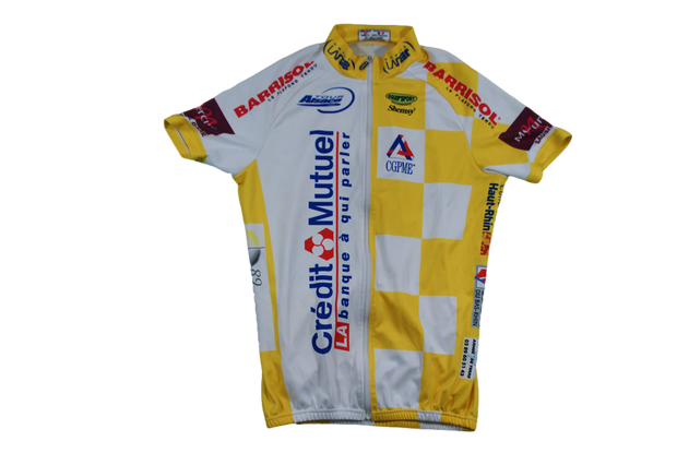 Maillot vélo vintage Crédit Mutuel Shemsy