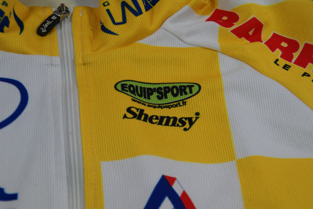 Maillot vélo vintage Crédit Mutuel Shemsy