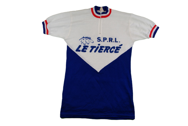 Maillot vélo vintage SPRL Le Tiercé