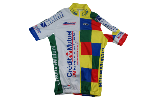 Maillot vélo vintage Shemsy Crédit Mutuel