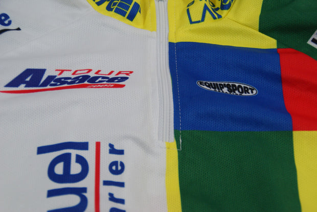 Maillot vélo vintage Shemsy Crédit Mutuel