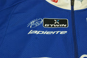 Maillot cyclisme vintage Française des Jeux Lapierre UCI Le bleuet de France b'Twin