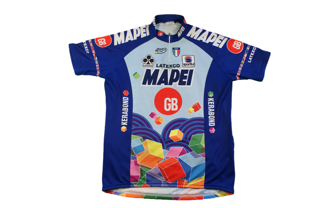 Maillot vélo rétro Mapei Colnago UCI 1995 Sportful