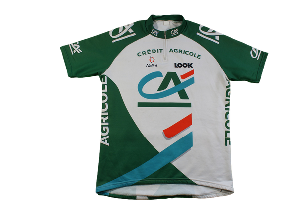 Maillot cyclisme vintage Crédit Agricole Nalini Look