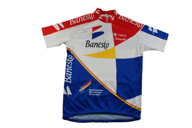 Maillot vélo vintage Banesto Nalini Campagnolo