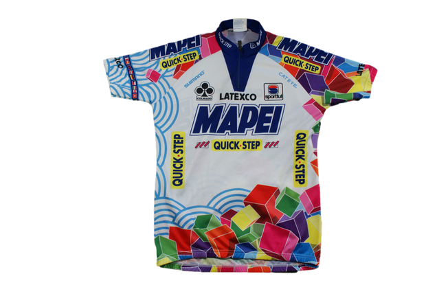 Maillot vélo rétro Mapei Colnago Shimano Quick Step Sportful