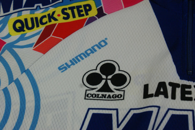 Maillot vélo rétro Mapei Colnago Shimano Quick Step Sportful