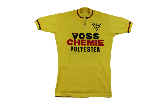 Maillot vélo vintage Voss Chemie Polyester WSGV