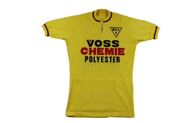 Maillot vélo vintage Voss Chemie Polyester WSGV