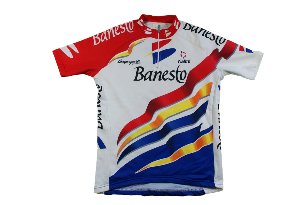 Maillot Cycliste Vintage Campagnolo – Lycra, Fabriqué En Italie