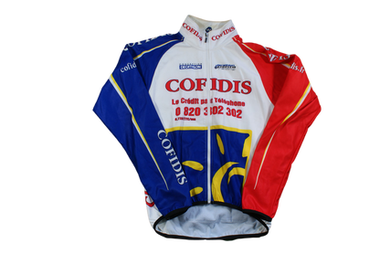 Veste cyclisme vintage Cofidis Decathlon