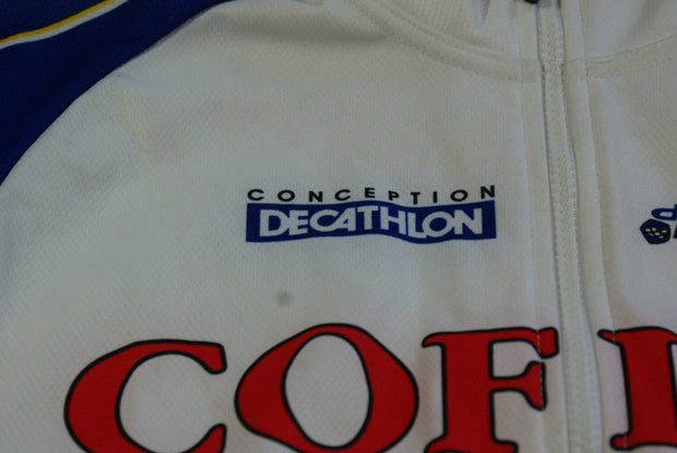 Veste cyclisme vintage Cofidis Decathlon