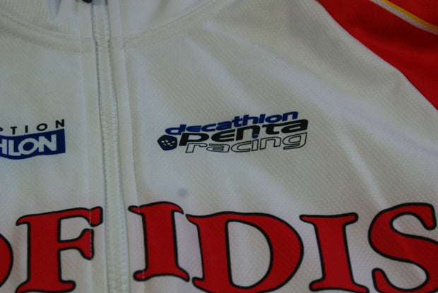 Veste cyclisme vintage Cofidis Decathlon