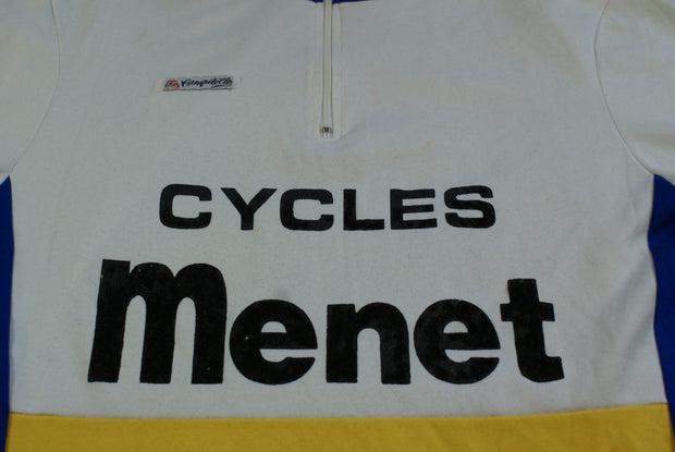 Maillot vélo vintage Campitello Cycles Menet