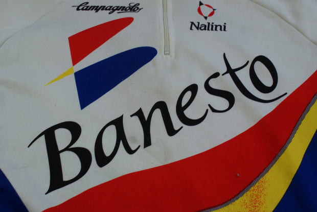 Maillot vélo rétro Banesto Nalini Campagnolo