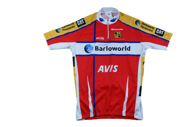 Maillot vélo rétro Bianchi Moa Barloworld Avis