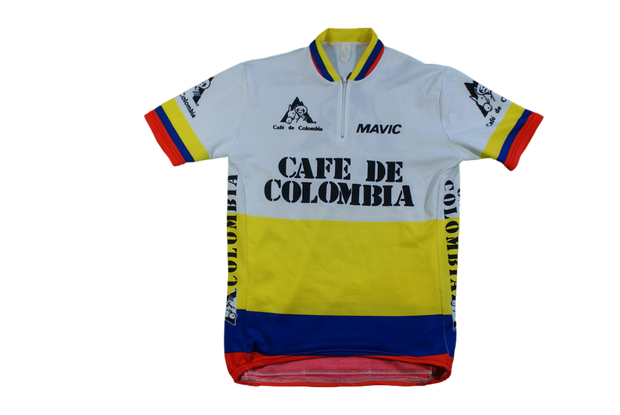 Maillot vélo rétro Café de Colombia Mavic