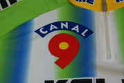 Maillot cyclisme vintage Kelme Canal 9 Nalini Look