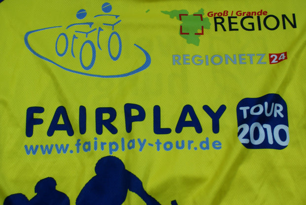 Maillot vélo rétro Santini Grande Région Fairplay