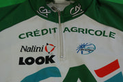 Maillot cyclisme vintage Crédit Agricole Nalini Look UCI