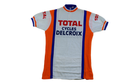 Maillot cyclisme vintage Total Cycles Delcroix