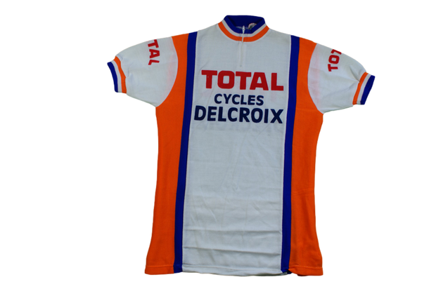 Maillot cyclisme vintage Total Cycles Delcroix