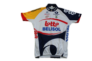 Maillot cyclisme vintage Lotto Vermarc UCI Skoda