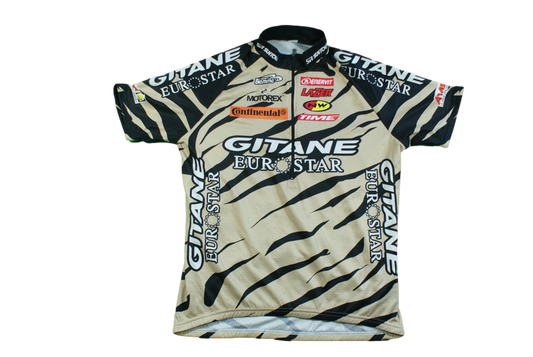 Maillot cyclisme vintage Gitane Biemme Time Continental
